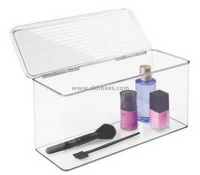 Custom clear acrylic boxes small cute cosmetic case makeup organizer BMB-143