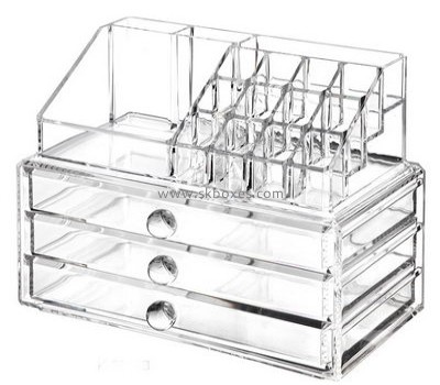 Custom acrylic collectible best beauty cosmetics boxes storage display cases BMB-184
