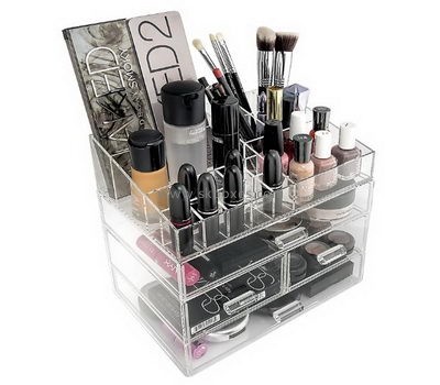 Custom lucite acrylic cute makeup box case professional BMB-191