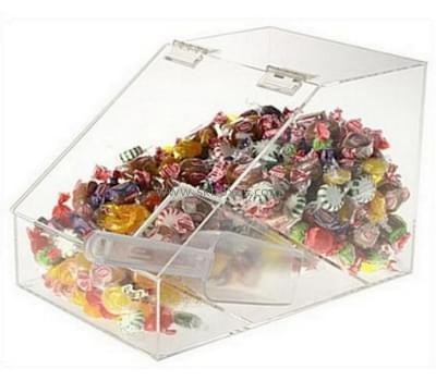 Acrylic box factory customize candy display case dispenser for sale BDC-169