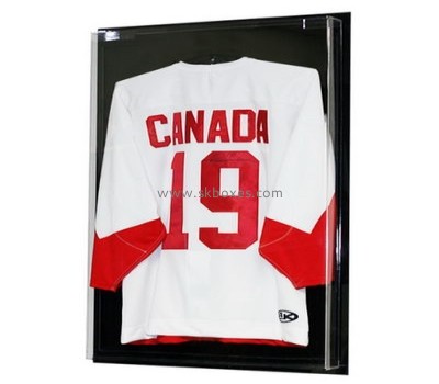 Acrylic box factory customize framed jersey wall display case BDC-212