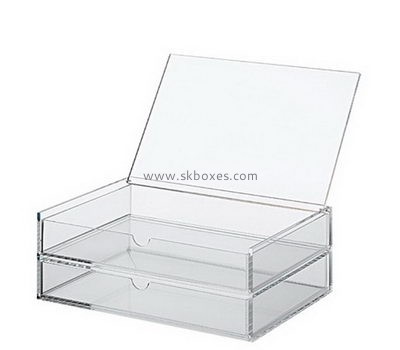 Acrylic box factory customize acrylic plastic drawer box with lid BDC-221