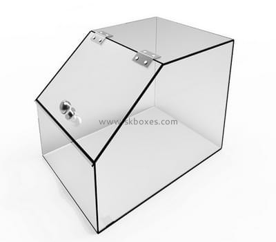 Box manufacturer customized clear acrylic display case display box with lid BDC-261