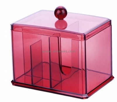 Acrylic box factory customized acrylic swab box with lid BDC-283