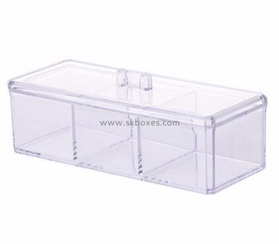 Box factory customized acrylic swab box with lid BDC-290