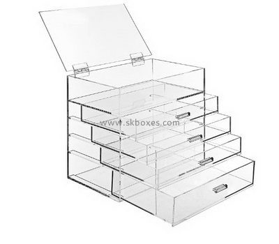 Acrylic box factory customized clear acrylic drawer storage boxes BDC-311