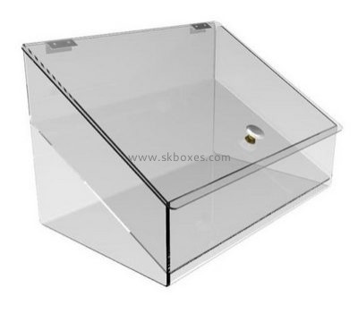 Acrylic box manufacturer customized acrylic plastic display storage box with lid BDC-351