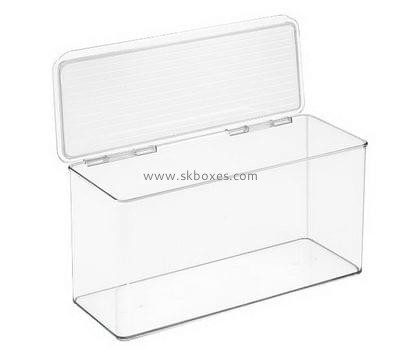 Acrylic boxes suppliers customized plastic acrylic boxes with hinged lids BDC-451