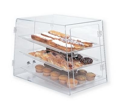Acrylic box manufacturer customized food display case countertop BDC-518