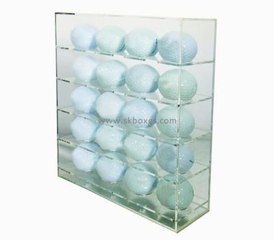 Plastic fabrication company customized acrylic golf display case BDC-567