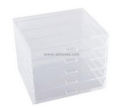 Plastic box manufacturers custom design clear acrylic plastic storage boxes BDC-590