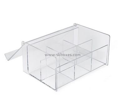 Acrylic manufacturers custom plastic plexiglass acrylic organizer box BDC-600