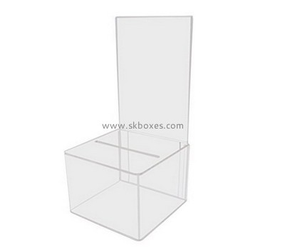 Customized acrylic small suggestion box BBS-275
