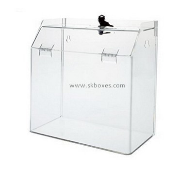 Bespoke acrylic suggestion boxes with lock BBS-440
