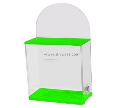 Bespoke clear acrylic ballot box for sale BBS-448