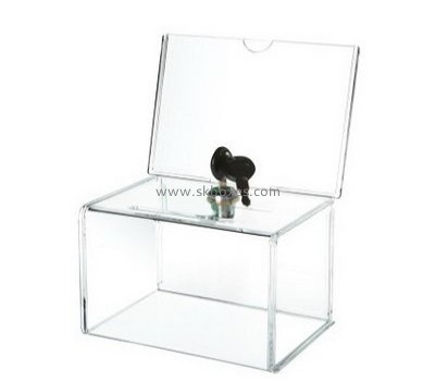 Bespoke acrylic suggestion box for sale BBS-526