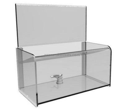 Acrylic charity boxes wholesale BBS-535