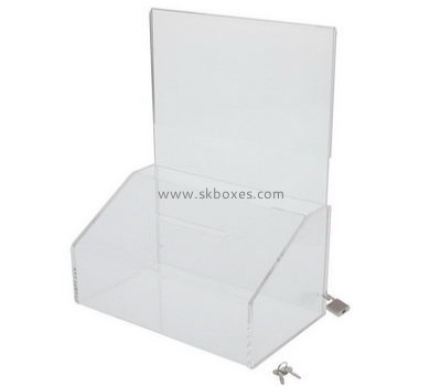 Bespoke acrylic voting boxes for sale BBS-536