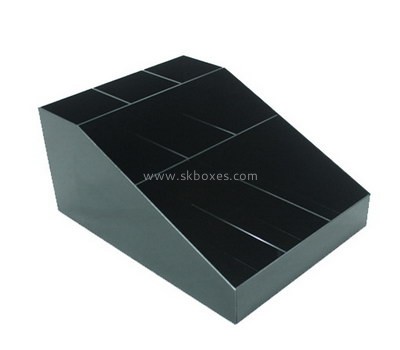 Bespoke black acrylic compartment box BDC-1017