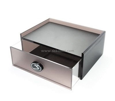 Customize acrylic single drawer box BSC-039