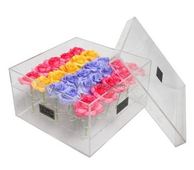 Customize acrylic rose case BSC-050