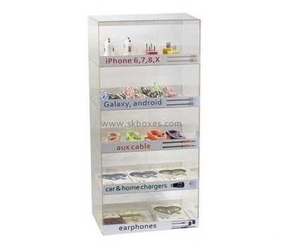 Customize acrylic 6 inch wide storage cabinet BSC-061