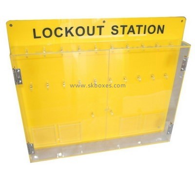 Customize acrylic lockout station cabinet BSC-062