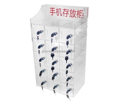 Customize acrylic locking storage cabinet BSC-064