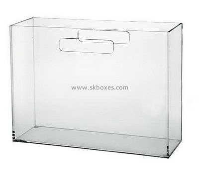 Customize plastic storage box with handle BSC-089