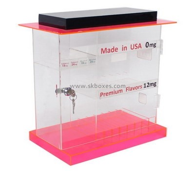 Customize lucite lockable display cabinet BDC-1038