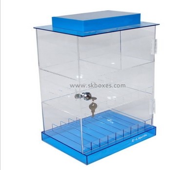 Customize perspex lockable display cabinet BDC-1039