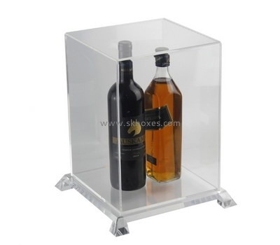Customize acrylic two bottle wine box BDC-1063