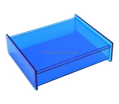 Customize blue acrylic display cases BDC-1368