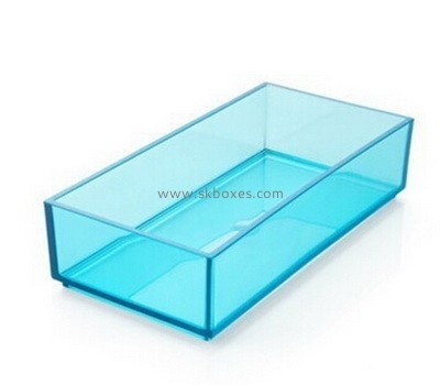 Customize blue perspex boxes BDC-1372