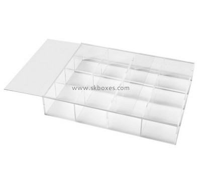 Customize acrylic 16 compartment box BDC-1680