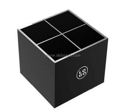 Customize lucite compartment organiser box BDC-1733
