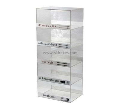 Customize lucite display storage cabinet BDC-1753