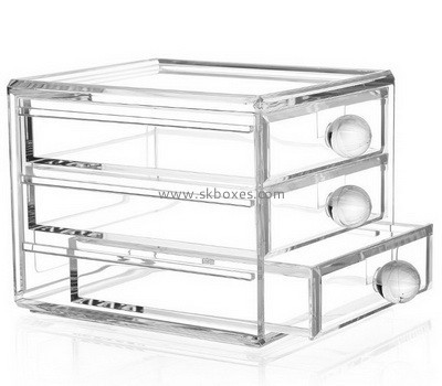 Customize lucite 3 drawer containers BDC-1822