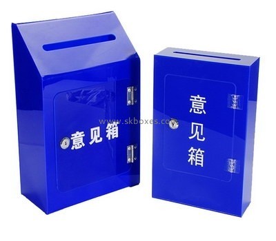 Acrylic lockable suggestion box BBS-623