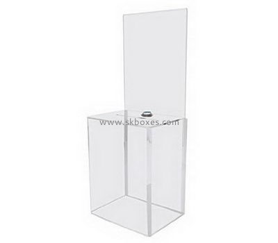 Perspex suggestion box with lock BBS-696