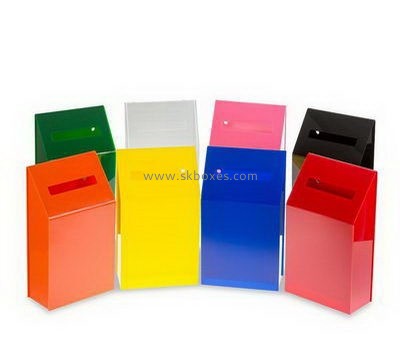 Customize colored acrylic voting box BBS-747