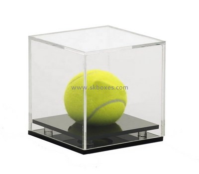 Custom acrylic tennis ball display case BDC-1886