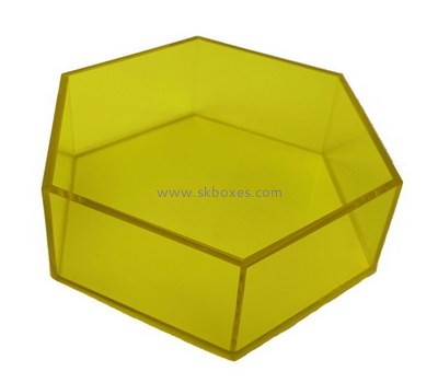 Custom hexagon acrylic box BDC-1905