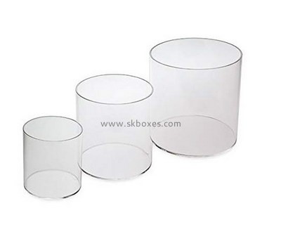 Custom round clear acrylic box BDC-1996