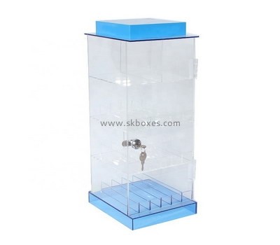 Custom acrylic lockable cabinet BDC-2006