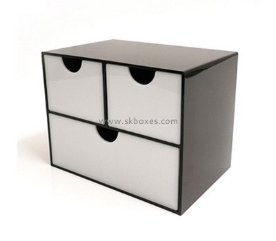 Custom acrylic 3 drawers box BDC-2028