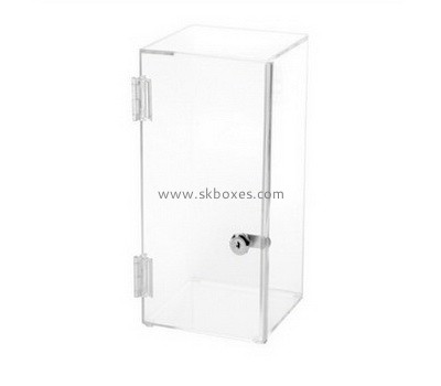 Custom clear acrylic lockable display case BDC-2032