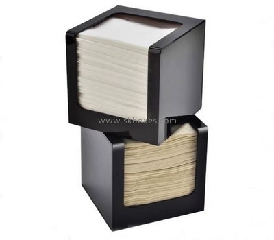 Custom square acrylic tissue paper box BDC-2037