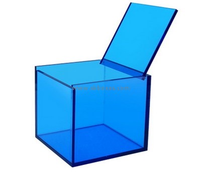 Custom square blue acrylic box BDC-2061