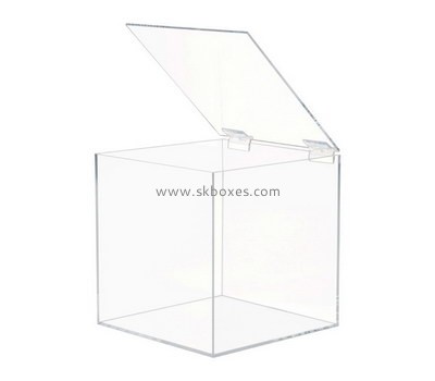 Custom square clear acrylic box BDC-2063